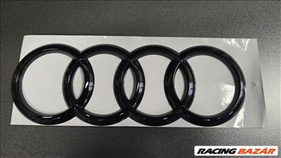 Audi Q5 (8R) fekete hátsó embléma/jel ÚJ! 200x70mm