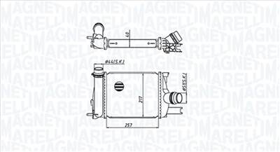 MAGNETI MARELLI 351319205390 - töltőlevegő-hűtő DACIA RENAULT