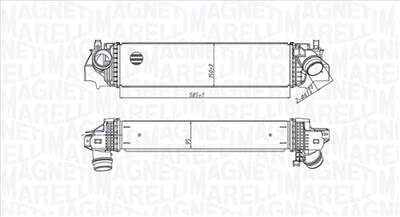 MAGNETI MARELLI 351319205560 - töltőlevegő-hűtő BMW MINI