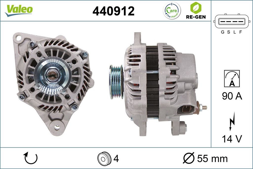generátor VALEO 440912 for MITSUBISHI, SMART 1. kép