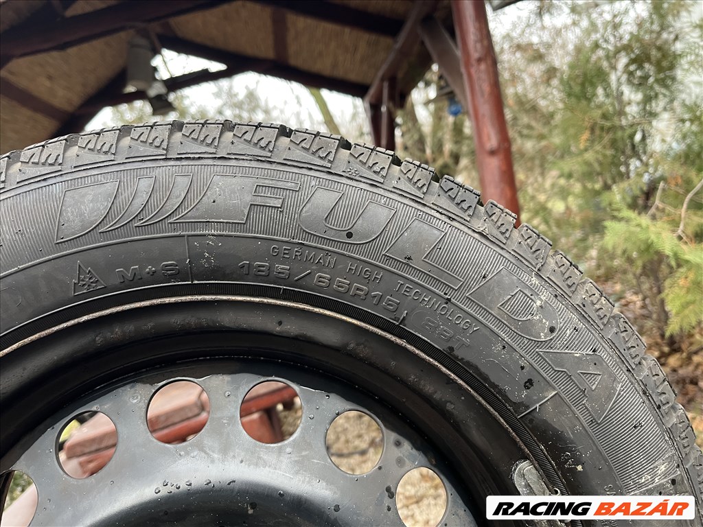 15” 4x100 Opel lemezfelni szett téligumikkal! 2. kép