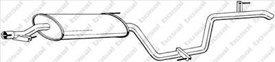 BOSAL 292-021 - hátsó kipufogó dob MERCEDES-BENZ