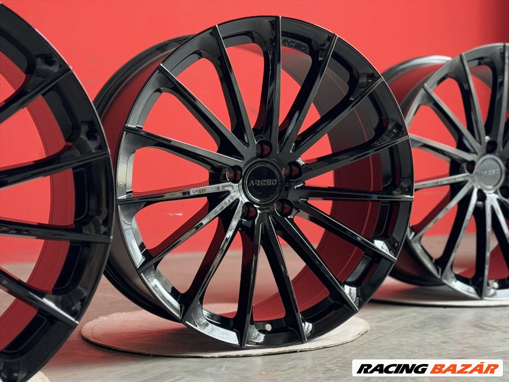 R20 5x112 (66,6) ARCEO BERLIN GLOSS BLACK 9J ET35 9x20 20" 20col alufelnik új felnik 4. kép