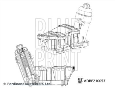 BLUE PRINT ADBP210053 - olajszűrő ház BMW