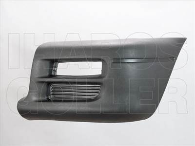 Mitsubishi L200 1996-2001 - Első lökhárító sarok bal fekete