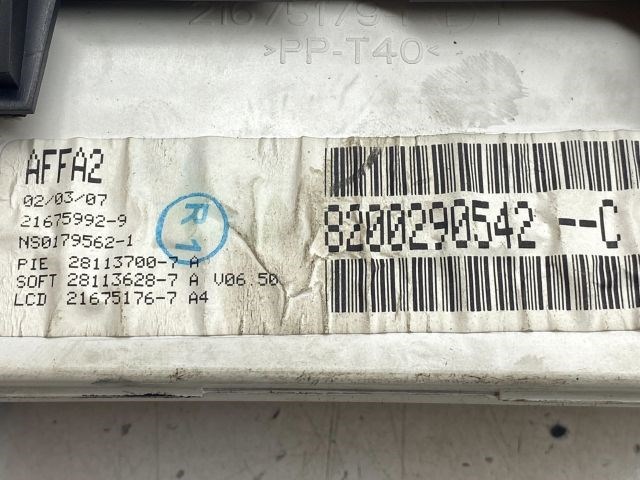 RENAULT MEGANE II Multifunkciós Kijelző 4. kép