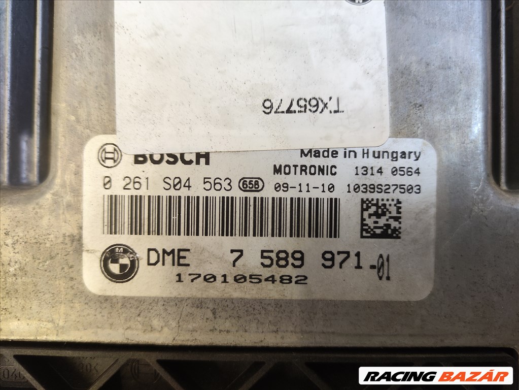 Mini Cabrio Cooper R57 1.6 B motorvezérlő elektronika  7589971 0261s04563 2. kép