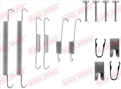tartozékkészlet, fékpofa QUICK BRAKE 105-0771
