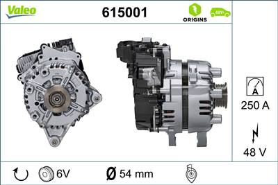 Indító generátor VALEO 615001 for LAND ROVER, JAGUAR