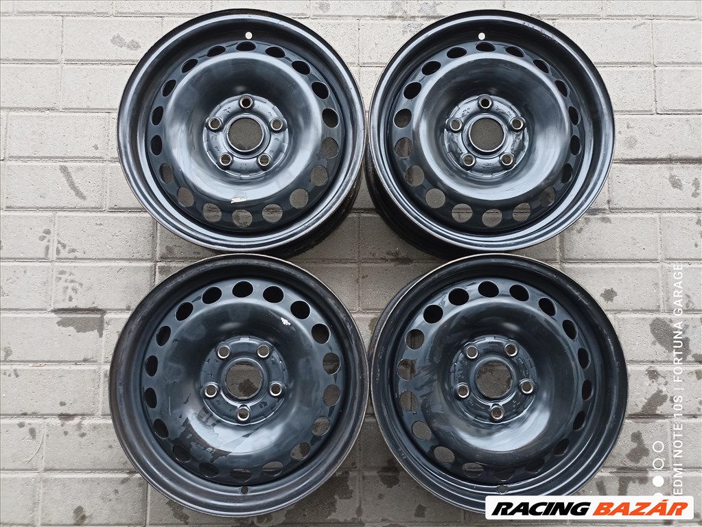  5x112 15" Volkswagen használt lemezfelni garnitúra (512) 1. kép