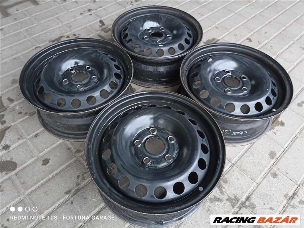  5x112 15" Volkswagen használt lemezfelni garnitúra (512) 2. kép