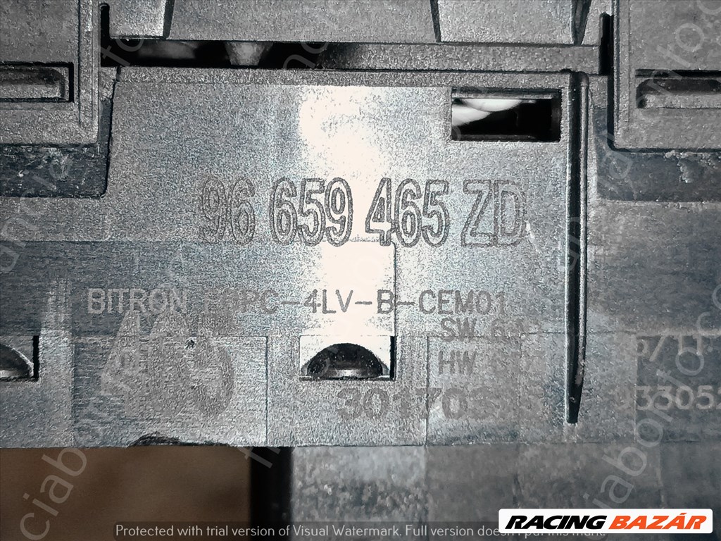 Citroën C5 III, Peugeot 508 I Ablakemelő kapcsoló (négyes) 96659465ZD 3. kép