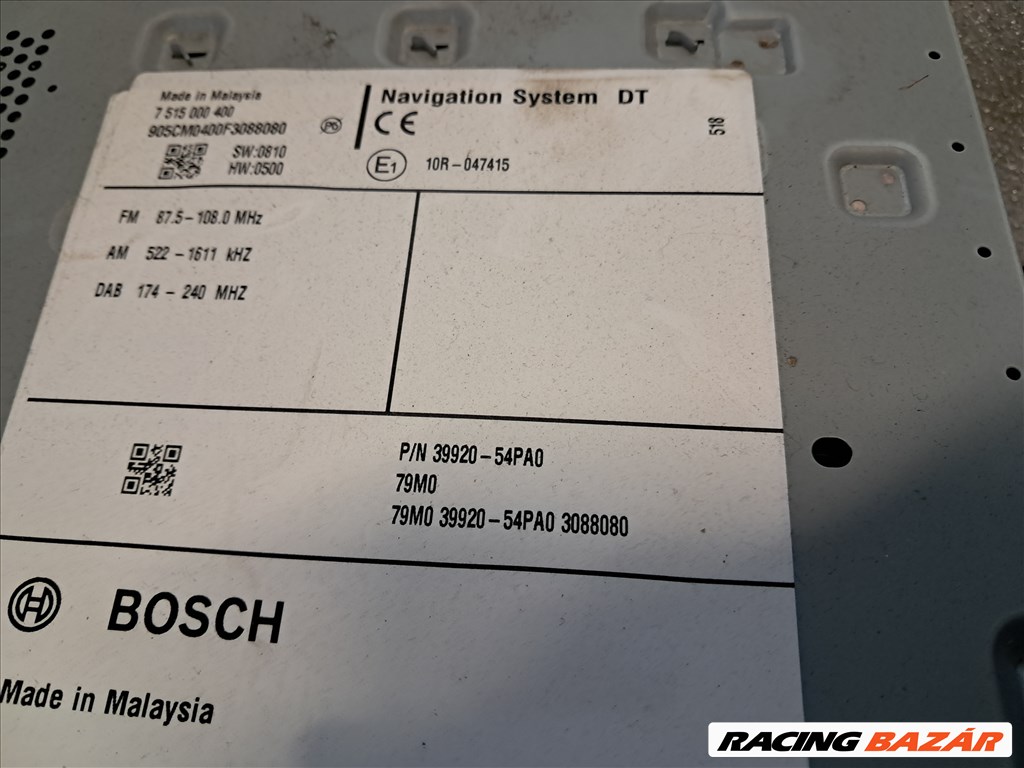 Suzuki Vitara (LY) navigációs fejegység  3992054pa0 4. kép