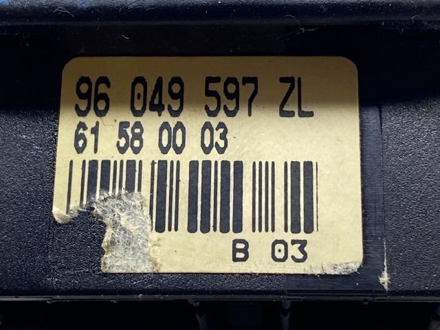 PEUGEOT 206 Jobb Kormánykapcsoló Ablaktörlő 4. kép