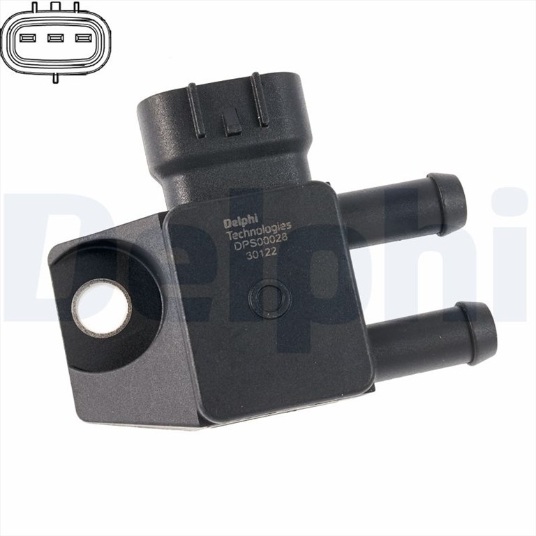 DELPHI DPS00028-12B1 - Érzékelő, kipufogógáz-nyomás GENESIS HYUNDAI KIA 1. kép