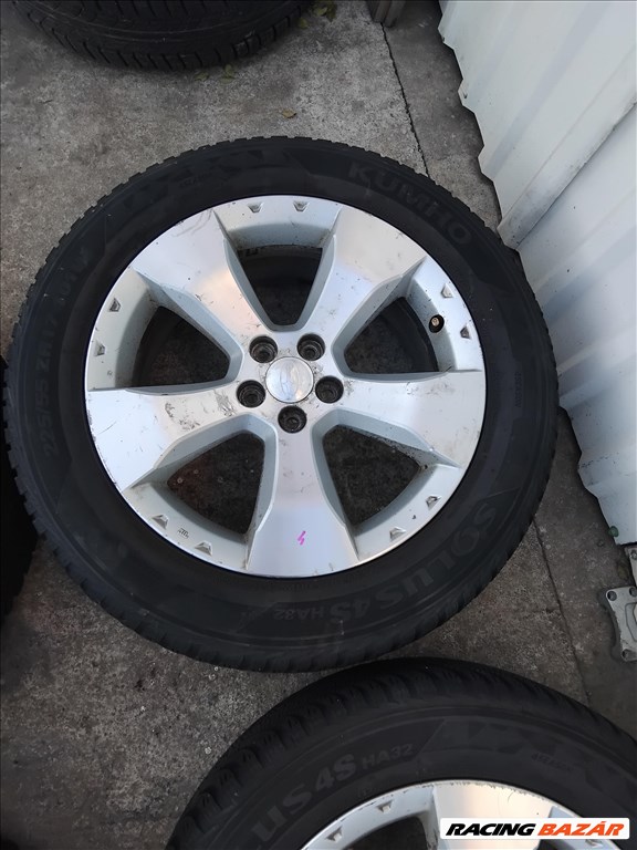  5x100 lyukosztású 17" használt (gyári felni) alufelni, rajta 225/55 újszerű Kumho négyévszakos gumi 6. kép