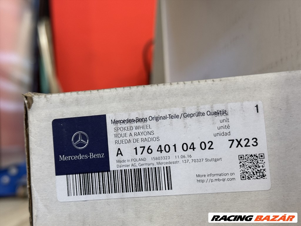 R18 5x112 Original Mercedes AMG A B C CLA class -  8J ET48 - OE A1764010402  5. kép