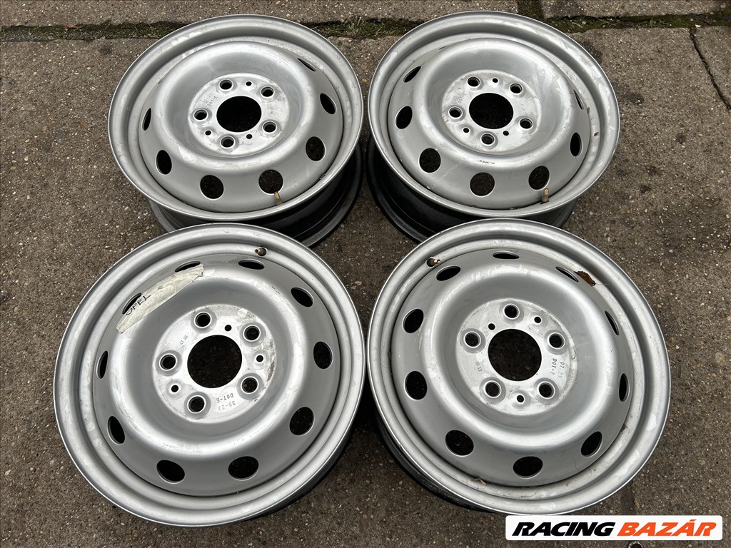 4db gyári 16" Fiat Ducato acélfelni. (246) 1. kép
