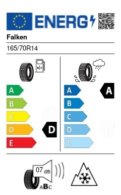 Falken Eurowinter VAN01 165/70 R14C 89/87R FR kisteher téli gumi 2. kép