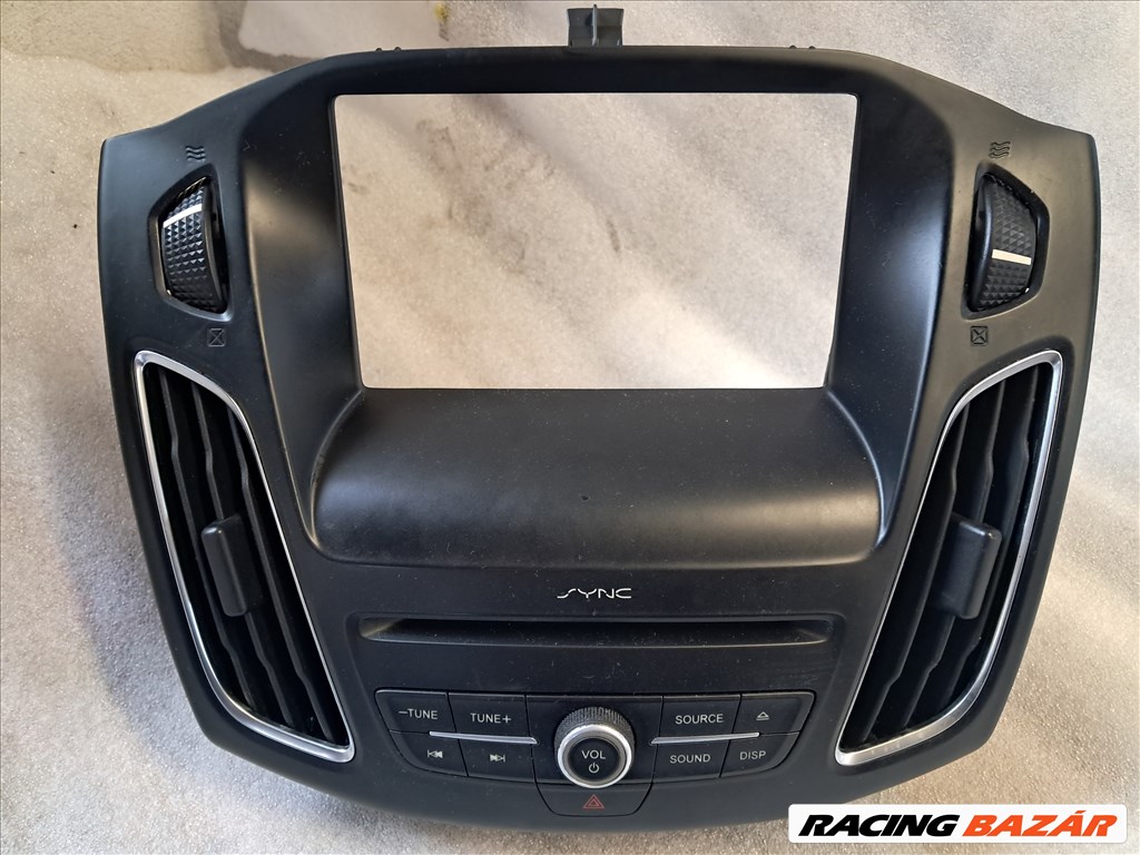 Ford Focus Mk3 navigációs fejegység, fűtéskapcsoló panel komplett f1bt18c815lk 9. kép