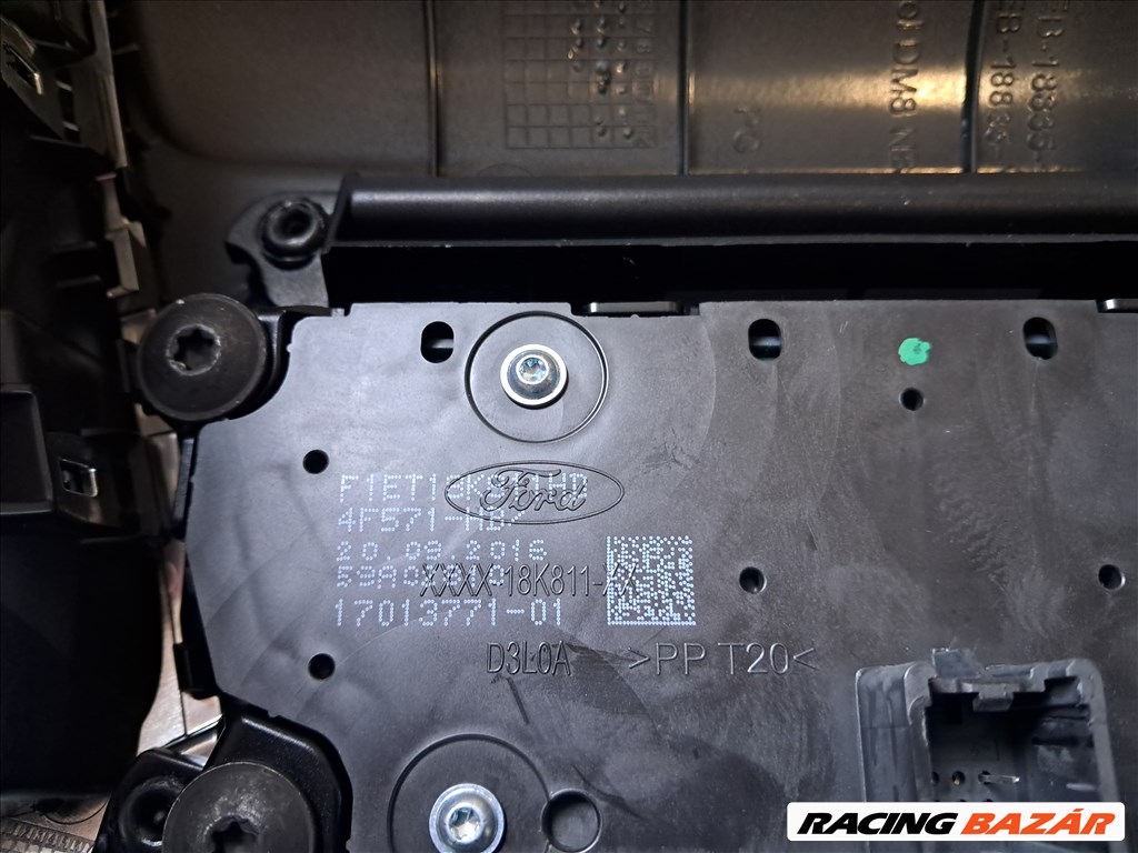 Ford Focus Mk3 navigációs fejegység, fűtéskapcsoló panel komplett f1bt18c815lk 11. kép