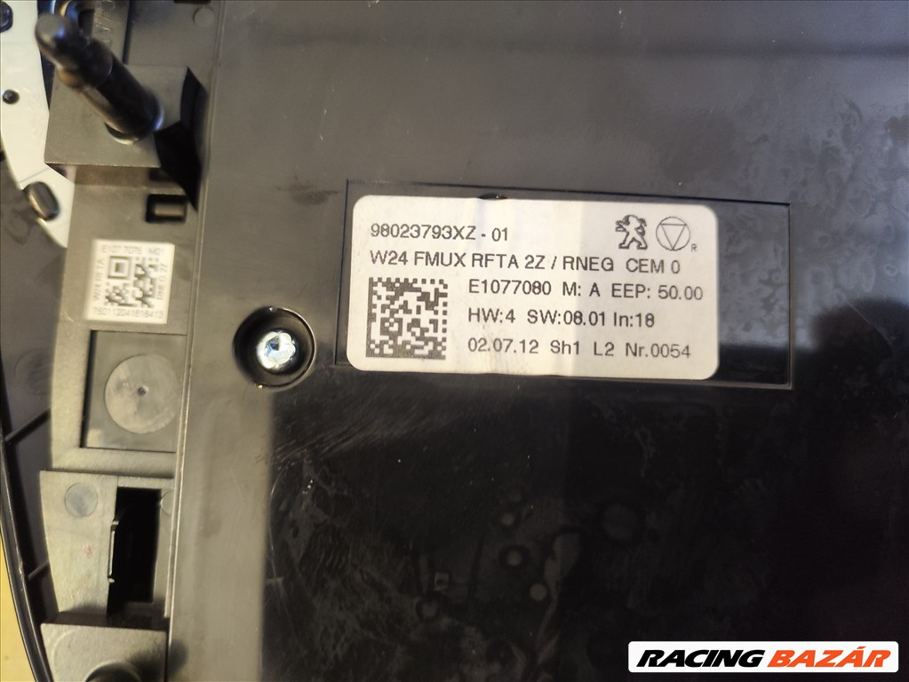 Peugeot 508 I multimédia vezérlő  98023793xz 3. kép
