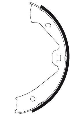 fékpofakészlet, rögzítőfék TEXTAR 91074700 for VW, AUDI, PORSCHE, SEAT, …