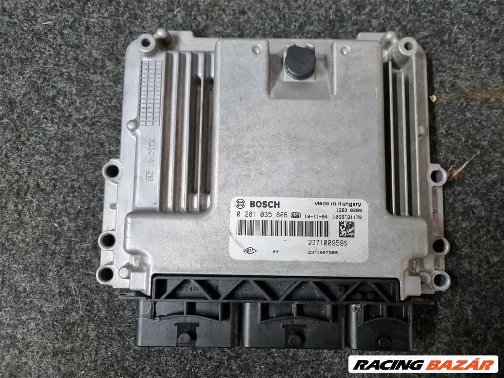 Renault Clio IV dCi 75 motorvezérlő elektronika  0281035806 1. kép