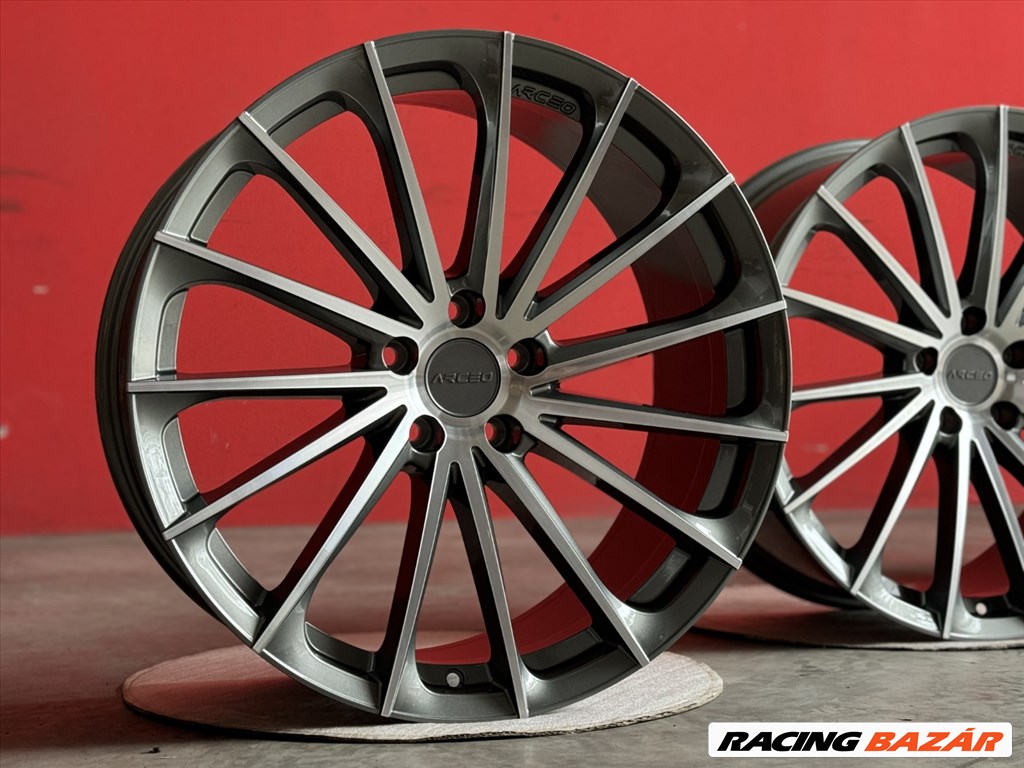 R20 5x112 (66,6) ARCEO BERLIN TITANIUM SILVER DIAMOND 9J ET35  9x20 20" új alufelnik 2. kép