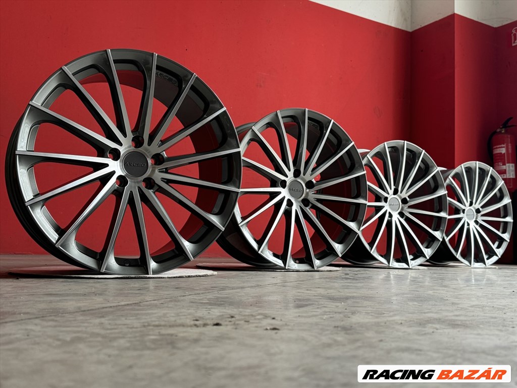 R20 5x112 (66,6) ARCEO BERLIN TITANIUM SILVER DIAMOND 9J ET35  9x20 20" új alufelnik 3. kép