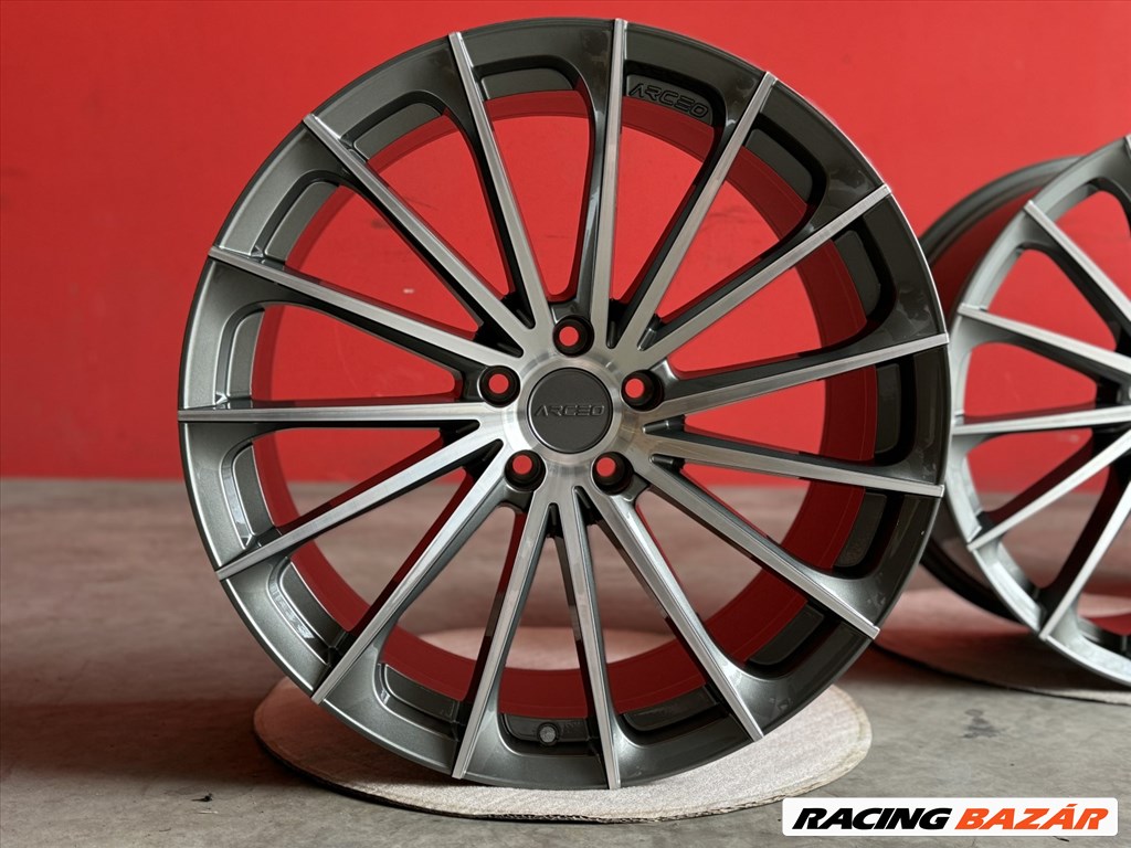 R20 5x112 (66,6) ARCEO BERLIN TITANIUM SILVER DIAMOND 9J ET35  9x20 20" új alufelnik 5. kép