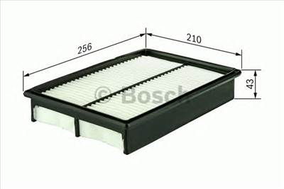 BOSCH 1 457 433 037 - légszűrő SUZUKI