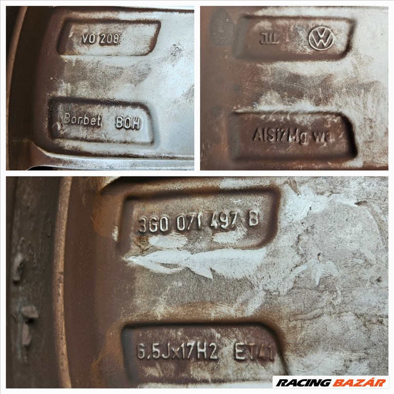  Passat B8 6,5J X 17 ET41, Corvara téli felni garnitúra 215/55R17 2. kép