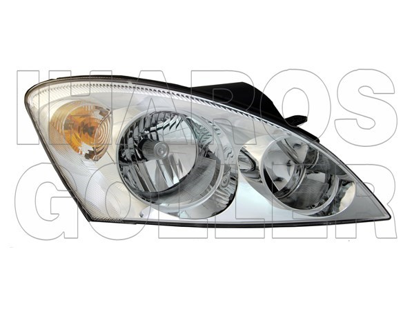Kia Ceed 2006-2009 - Fényszóró H7/H1 jobb (motoros) TYC 1. kép