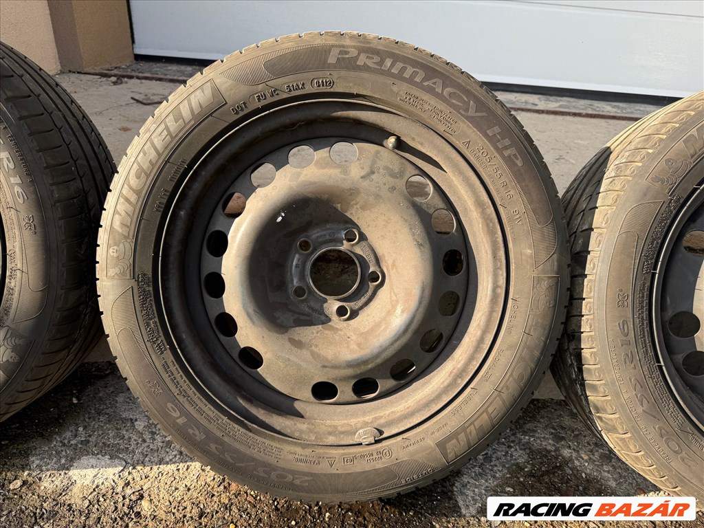 Opel Astra 205/55 R16 nyári gumikkal acél garnitúra 3. kép