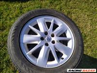  5x108 lyukosztású 17" használt alufelni, rajta 225/55 használt Bridgestone téli gumi gumi 