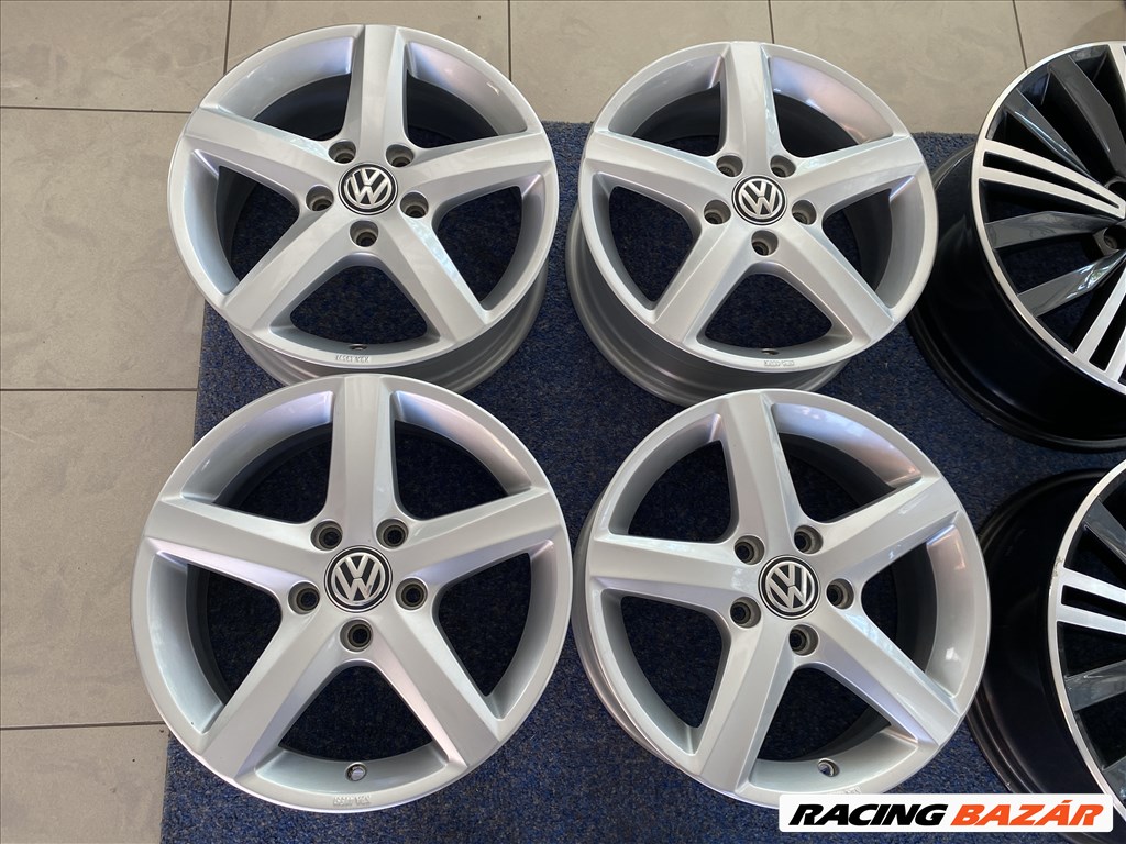 (3273) Volkswagen 16 gyári alufelni felni, 5x112, Touran Golf Caddy 3. kép