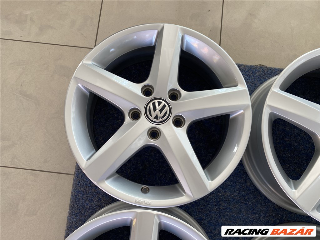 (3273) Volkswagen 16 gyári alufelni felni, 5x112, Touran Golf Caddy 7. kép