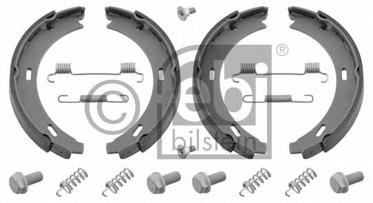 FEBI BILSTEIN 02100 - kézifék fékpofakészlet MERCEDES-BENZ 1. kép