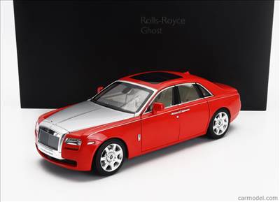 ROLLS ROYCE GHOST 2011 RED SILVER