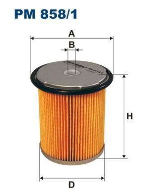 Üzemanyagszűrő FILTRON PM 858/1 for PEUGEOT, CITROËN, FIAT