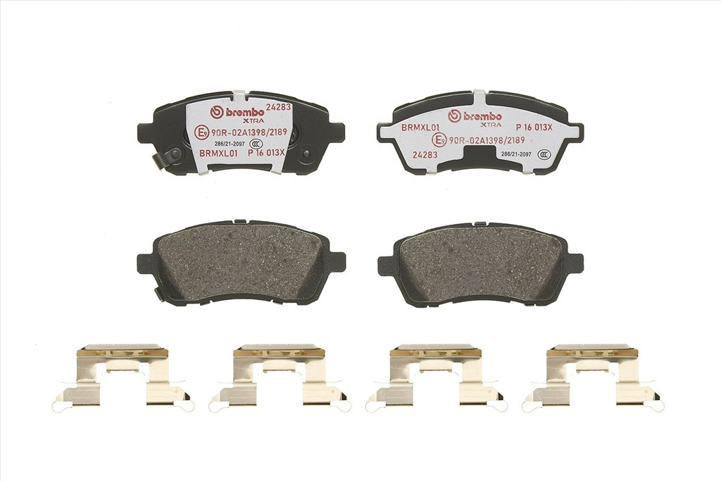 fékbetétkészlet, tárcsafék BREMBO P 16 013X for SUZUKI, DAIHATSU, FORD, MAZDA, … 2. kép
