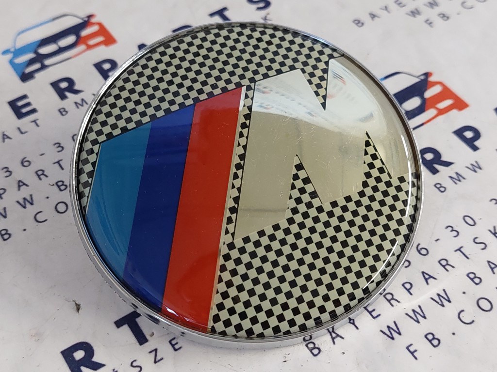 BMW E46 E30 E36 E39 E38 E90 X5 stb bontott elsõ &quot;M&quot; embléma 82mm 2. kép