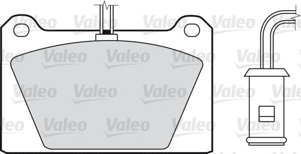 fékbetétkészlet, tárcsafék VALEO 598116 for RELIANT 1. kép