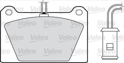 fékbetétkészlet, tárcsafék VALEO 598116 for RELIANT