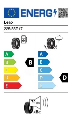 Leao IGreen All Season 225/55 R17 101V XL M+S 3PMSF négyévszakos gumi 2. kép