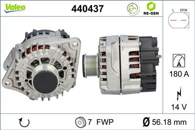 generátor VALEO 440437 for FIAT, IVECO