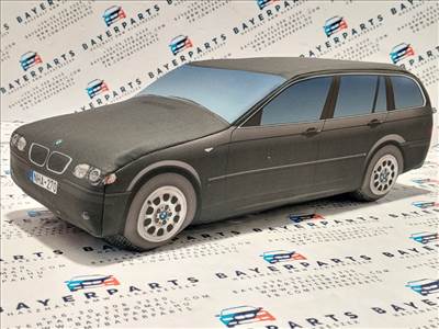 BMW E46 touring plüss autó - fekete