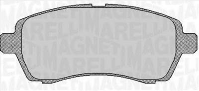 MAGNETI MARELLI 363916060254 - fékbetét DAIHATSU FORD MAZDA