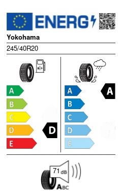 Yokohama Advan Sport V107 245/40 R20 99Y XL nyári gumi 2. kép